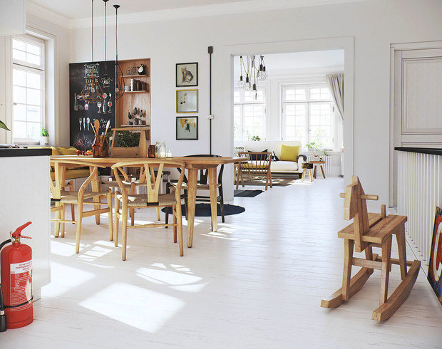 Фото из портфолио На этот раз это скандинавская квартира – фотографии дизайна интерьеров на INMYROOM