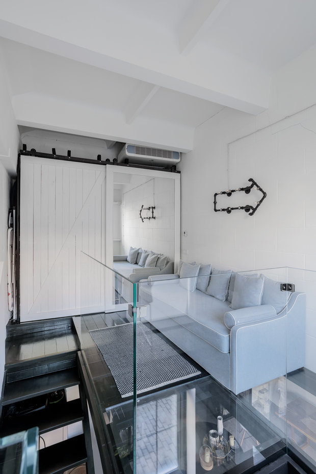 Фотография: Кабинет в стиле Лофт, Квартира, Проект недели, Москва, 3 комнаты, 60-90 метров, Мария Полянская – фото на INMYROOM