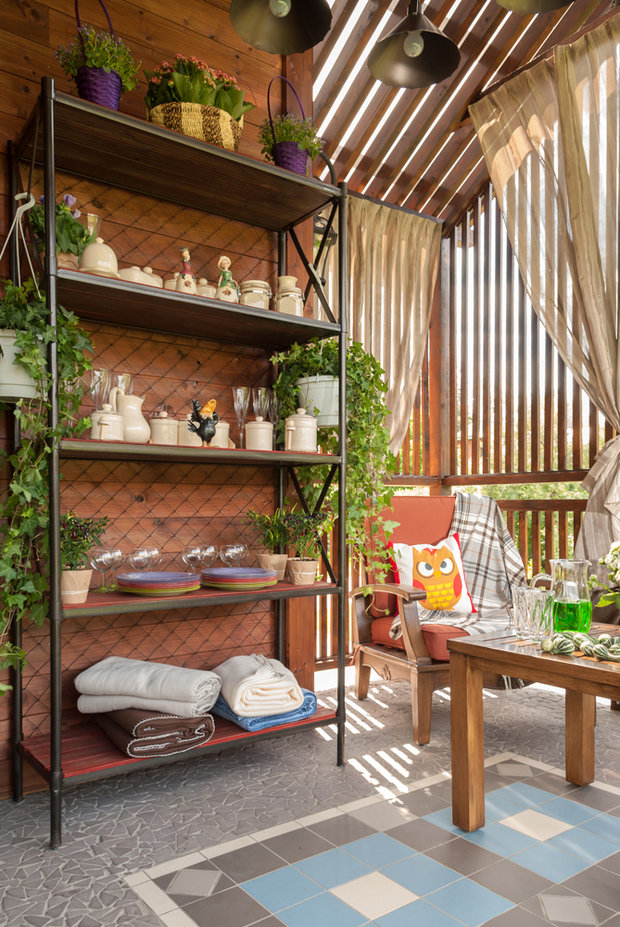 Фото из портфолио Проект "Альпийский дух на веранде" для "Фазенды" на 1-м канале – фотографии дизайна интерьеров на INMYROOM