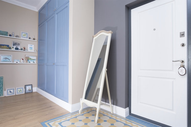Фотография: Прихожая в стиле Скандинавский, Современный, Квартира, Проект недели, Москва, Герой InMyRoom, Zi-Design Interiors, видео, Ирина Чистякова, новостройка, Монолитный дом, 2 комнаты, 60-90 метров – фото на INMYROOM