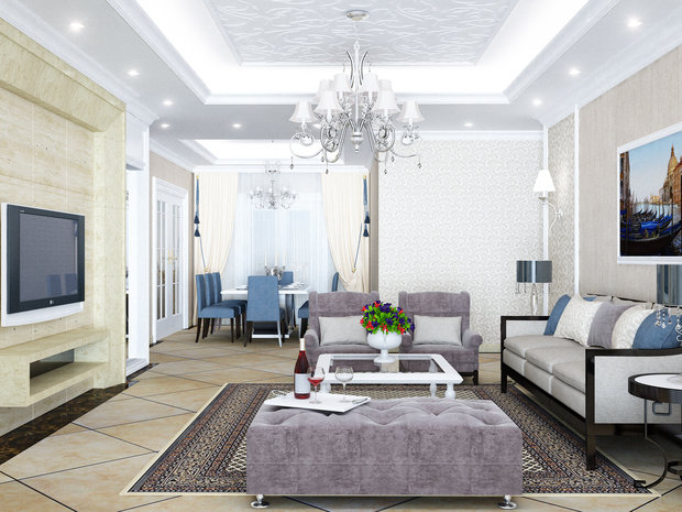 Фото из портфолио Венецианский оттенок. – фотографии дизайна интерьеров на INMYROOM