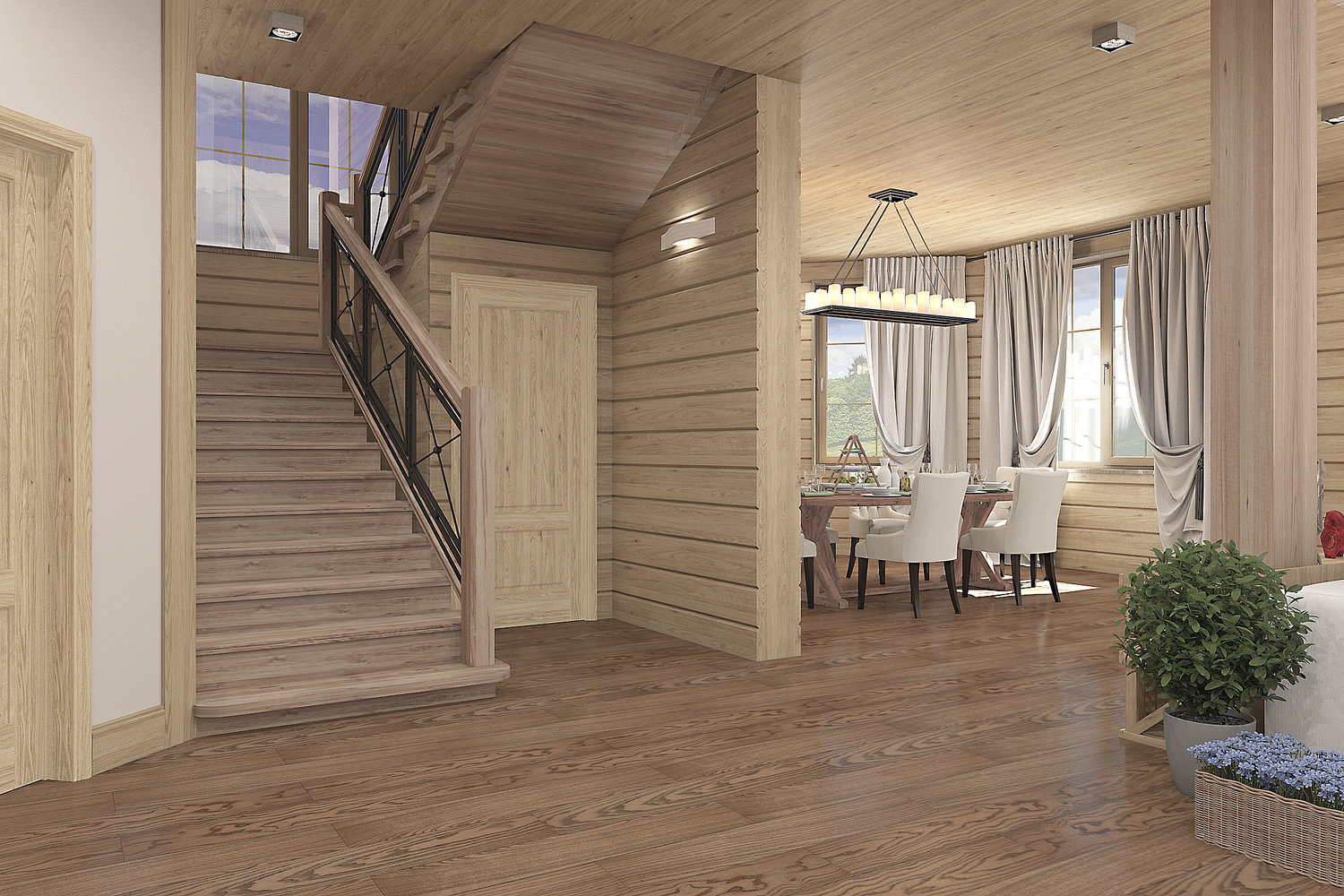 Фото из портфолио Загородный дом – фотографии дизайна интерьеров на INMYROOM Фото из портфолио Загородный дом – фотографии дизайна интерьеров на INMYROOM