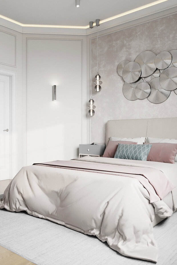 Фотография: Спальня в стиле Классический, Современный, Дом, Проект недели, Дом и дача, 4 и больше, Более 90 метров, Нижегородская область, Ольга Матренина – фото на INMYROOM