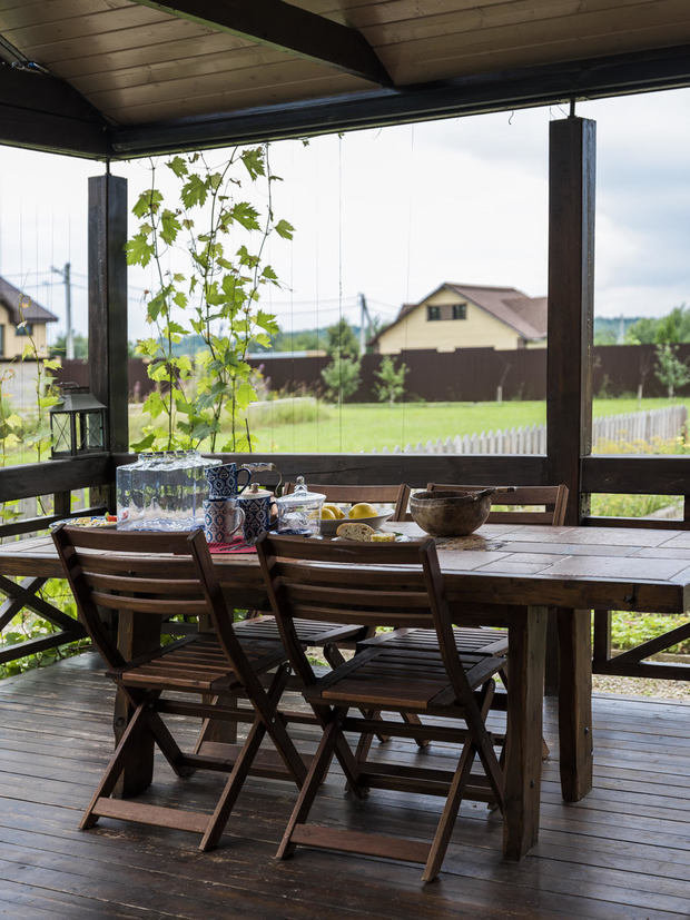 Фотография: Балкон в стиле Прованс и Кантри, Проект недели, Дача, Дом и дача, Московская область, Наталья Сорокина, 1 комната, до 40 метров, Васькино – фото на INMYROOM