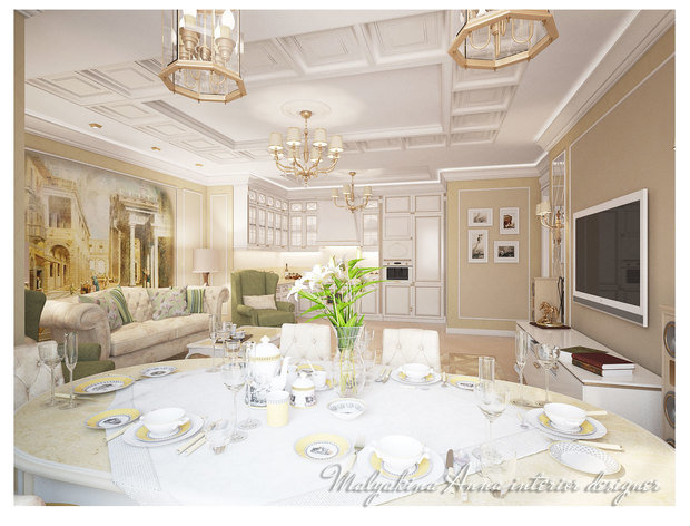 Фото из портфолио Элегантная роскошь  – фотографии дизайна интерьеров на INMYROOM