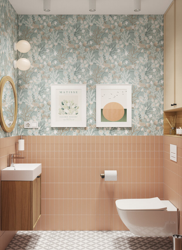 Фотография: Ванная в стиле Современный, Квартира, Проект дня, Москва, 4 и больше, Более 90 метров, ЖК «ILove» – фото на INMYROOM