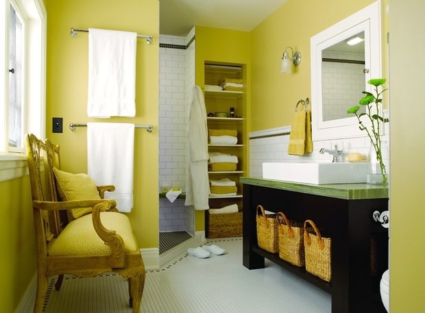 Фотография: Ванная в стиле Прованс и Кантри, Классический, Современный, Декор интерьера, DIY, Дом, Системы хранения – фото на INMYROOM