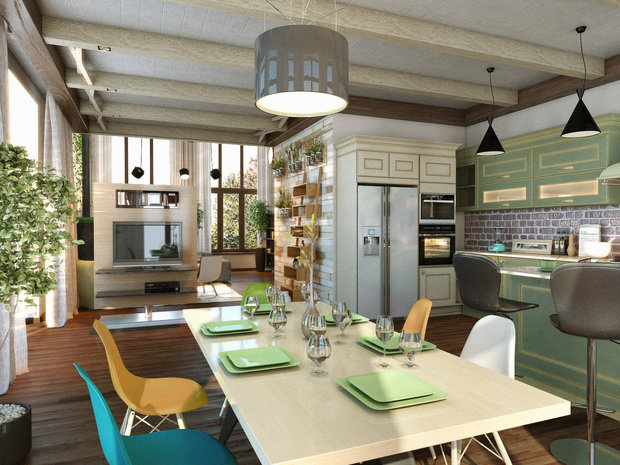 Фото из портфолио немного Лофта – фотографии дизайна интерьеров на INMYROOM