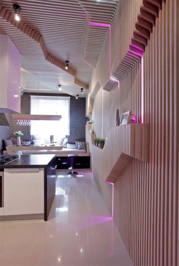 Фотография: Кухня и столовая в стиле Современный, Эклектика, Интерьер комнат, Проект недели, Перепланировка – фото на INMYROOM