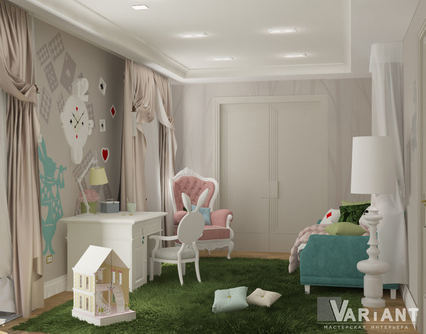 Фото из портфолио Дизайн интерьера детской комнаты для девочки (г.Пенза) – фотографии дизайна интерьеров на INMYROOM