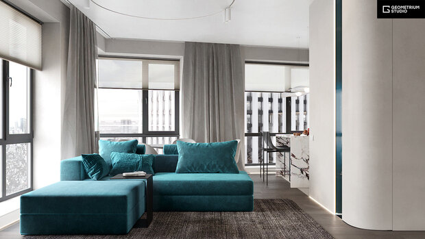 Фото из портфолио Welton 58 м2 – фотографии дизайна интерьеров на INMYROOM