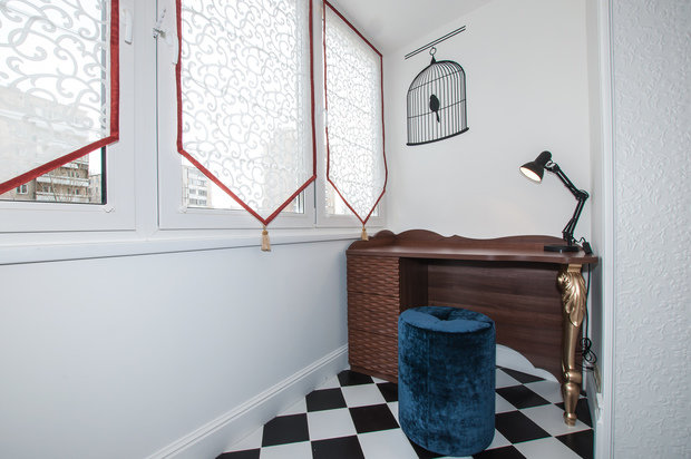 Фото из портфолио Сложная треуголная комната – фотографии дизайна интерьеров на INMYROOM