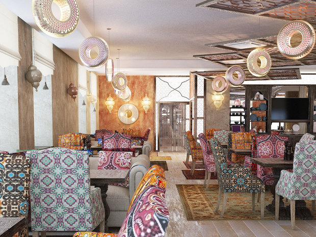 Фото из портфолио Ресторан индийской кухни – фотографии дизайна интерьеров на INMYROOM