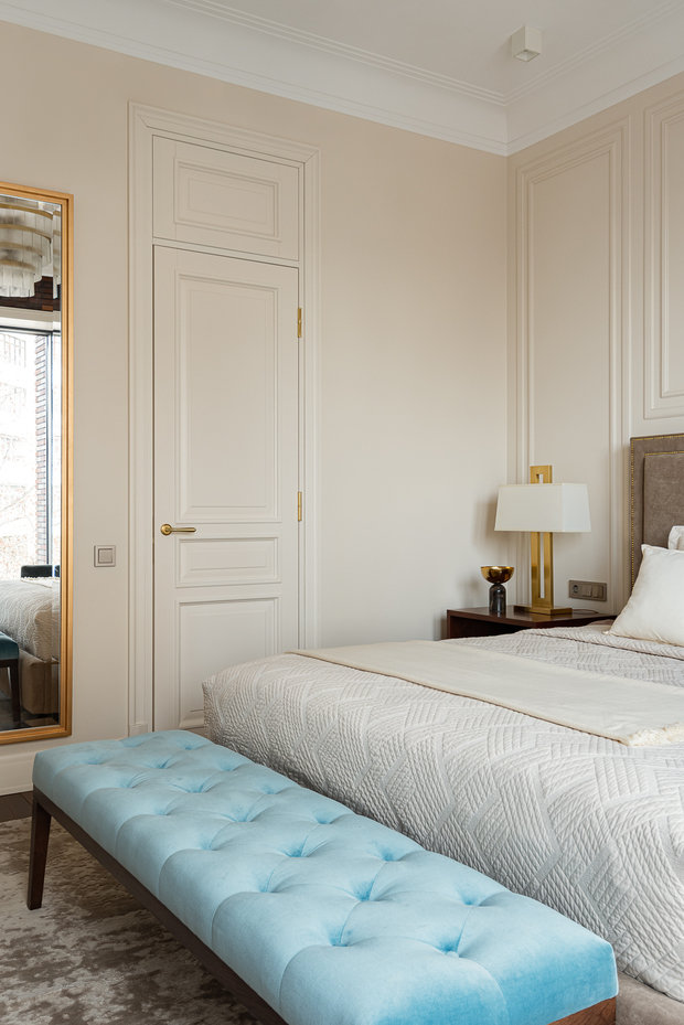 Фотография: Спальня в стиле Классический, Современный, Эклектика, Квартира, Проект недели, Москва, 4 и больше, Более 90 метров, Александр Белобородов – фото на INMYROOM