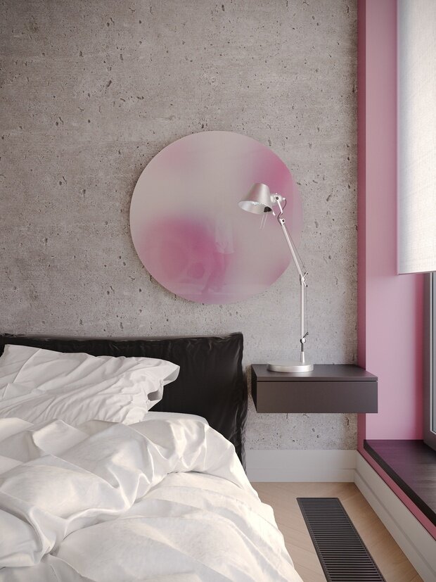 Фотография: Спальня в стиле Лофт, Современный, Эклектика, Квартира, Проект дня, Санкт-Петербург, 4 и больше, Более 90 метров, CHE DESIGN – фото на INMYROOM