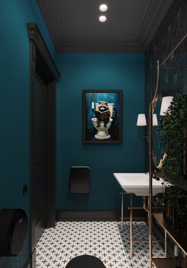 Фото из портфолио  Raccoon library – фотографии дизайна интерьеров на INMYROOM