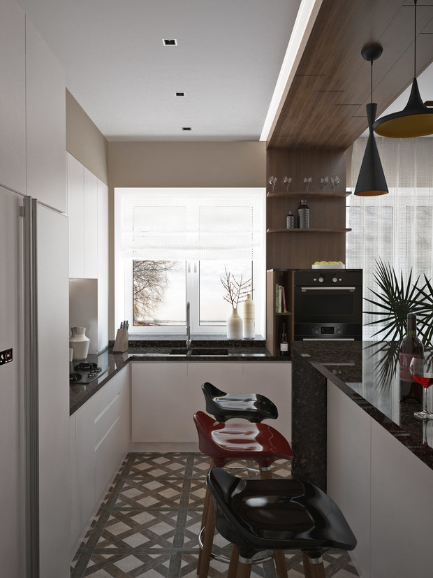 Фото из портфолио Квартира 110 кв.м – фотографии дизайна интерьеров на INMYROOM