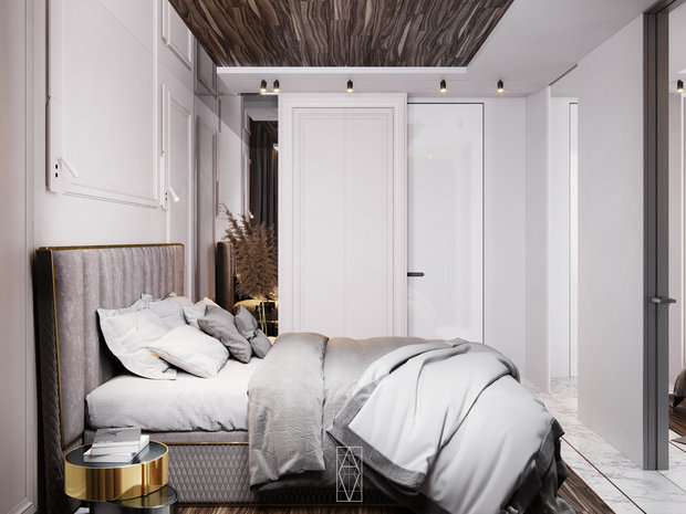 Фото из портфолио Люксовый интерьер квартиры в Москве 130м2 – фотографии дизайна интерьеров на INMYROOM