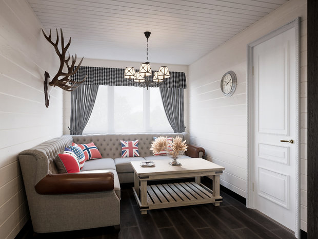 Фото из портфолио Гостевой дом-баня, пос. Глебычево – фотографии дизайна интерьеров на INMYROOM