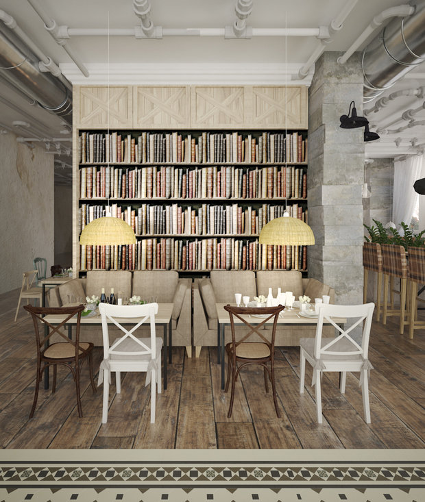 Фото из портфолио Ресторан актуального дизайна – фотографии дизайна интерьеров на INMYROOM