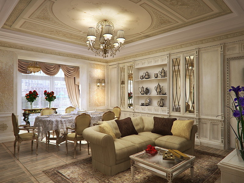 Фото из портфолио Квартира 120 м² в классике с элементами востока – фотографии дизайна интерьеров на INMYROOM Фото из портфолио Квартира 120 м² в классике с элементами востока – фотографии дизайна интерьеров на INMYROOM
