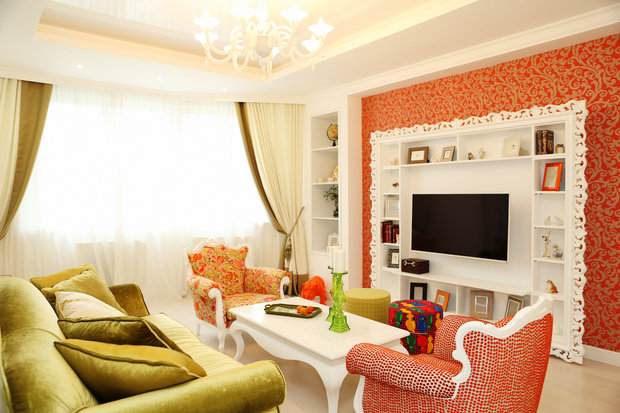 Фото из портфолио Коктейль красок – фотографии дизайна интерьеров на INMYROOM