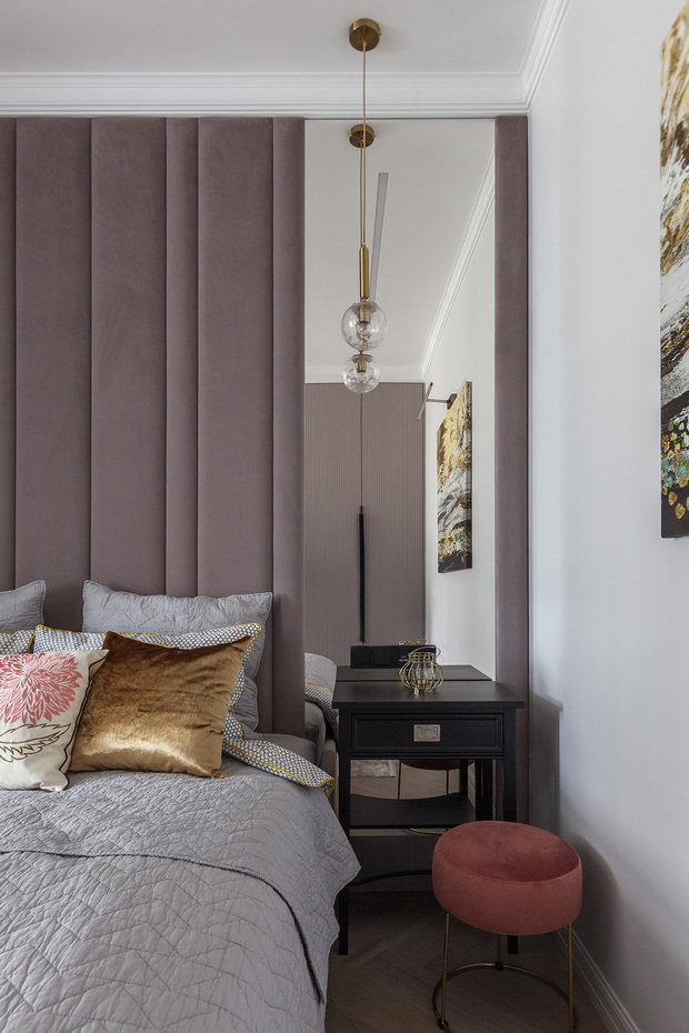Фотография: Спальня в стиле Современный, Квартира, Проект недели, Москва, 2 комнаты, 40-60 метров, Your Space – фото на INMYROOM