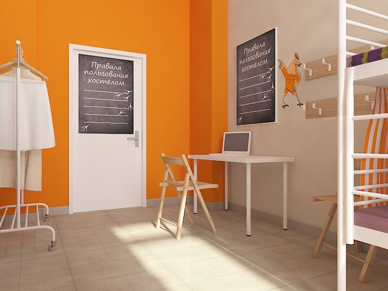 Фото из портфолио Дизайн-проект хостела "Сова и Жаворонок" – фотографии дизайна интерьеров на INMYROOM Фото из портфолио Дизайн-проект хостела "Сова и Жаворонок" – фотографии дизайна интерьеров на INMYROOM