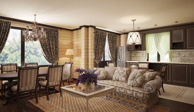 Фото из портфолио загородная избушка – фотографии дизайна интерьеров на INMYROOM