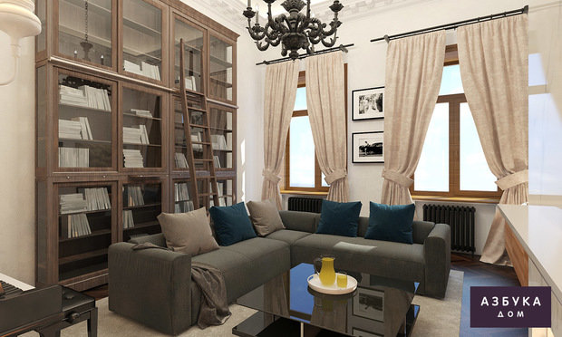 Фото из портфолио Квартира на наб. Макарова – фотографии дизайна интерьеров на INMYROOM