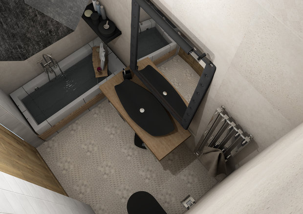 Фото из портфолио Лофт для мужчины – фотографии дизайна интерьеров на INMYROOM