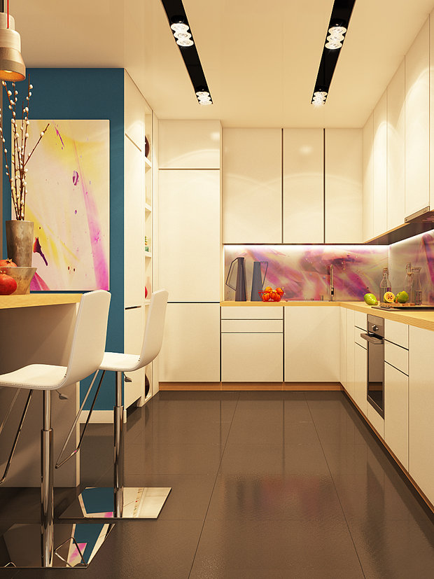 Фото из портфолио Квартира для большой семьи – фотографии дизайна интерьеров на INMYROOM