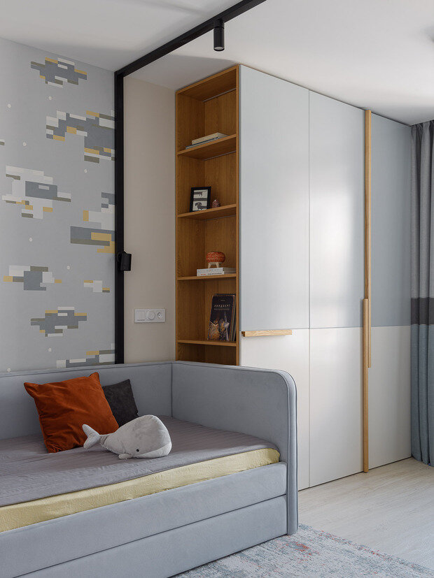 Фотография: Детская в стиле Современный, Квартира, Проект дня, Самара, 3 комнаты, 60-90 метров, Светлана Сапрыкина – фото на INMYROOM