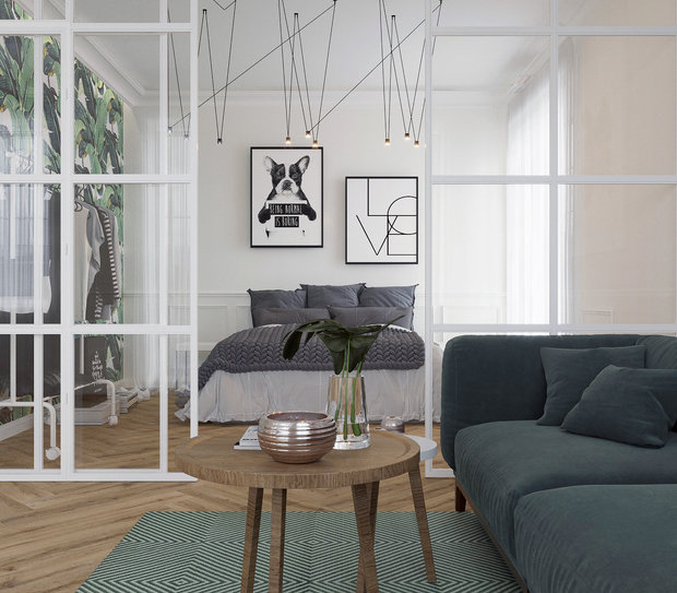Фото из портфолио Квартира в старом фонде – фотографии дизайна интерьеров на INMYROOM