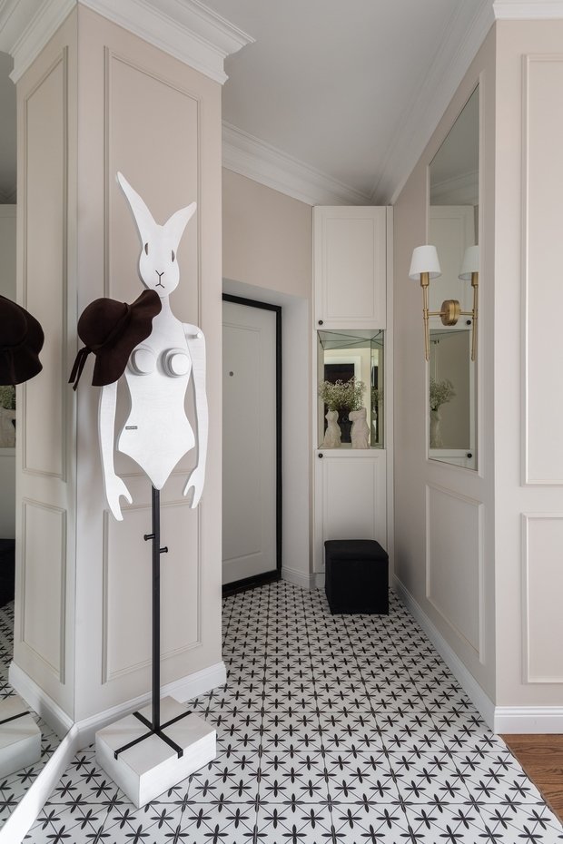 Фотография: Прихожая в стиле Классический, Современный, Квартира, Проект недели, Москва, 2 комнаты, 40-60 метров, Ирина Балданова – фото на INMYROOM