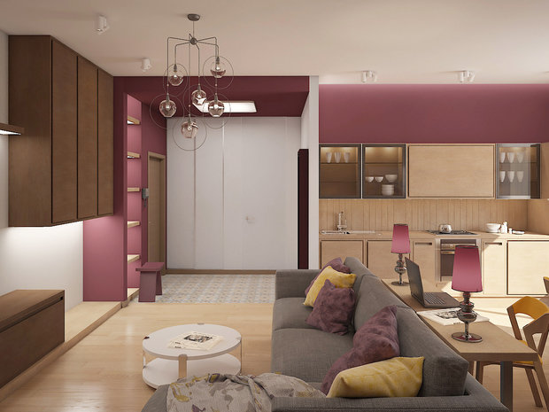 Фото из портфолио Квартира в ЖК Мичуринский – фотографии дизайна интерьеров на INMYROOM