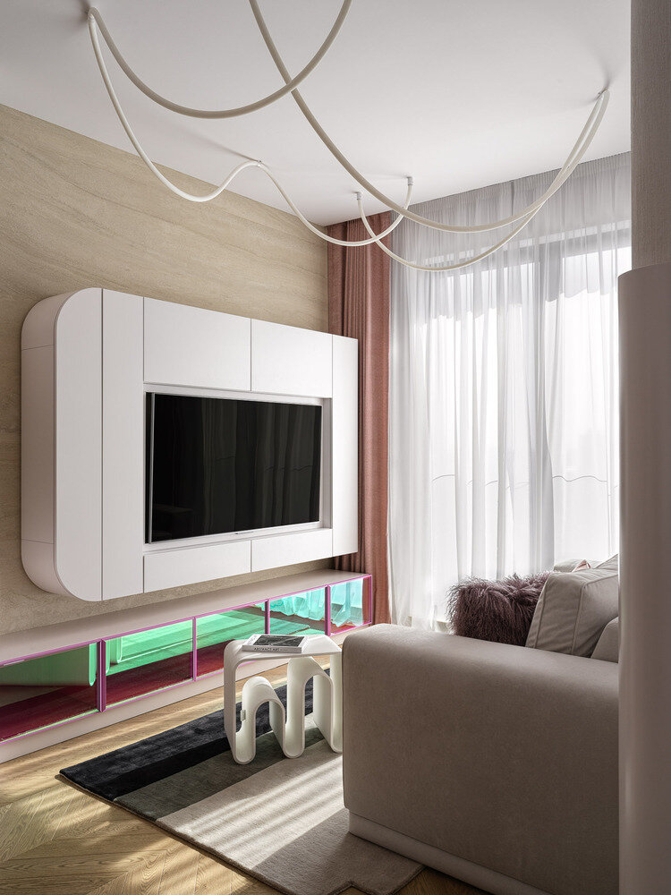 Фотография: Гостиная в стиле Современный, Квартира, Проект дня, Москва, 3 комнаты, 40-60 метров, Анастасия Ковальчук – фото на INMYROOM Фотография: Гостиная в стиле Современный, Квартира, Проект дня, Москва, 3 комнаты, 40-60 метров, Анастасия Ковальчук – фото на INMYROOM