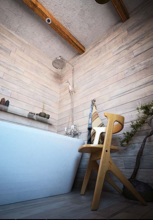 Фотография: Ванная в стиле Лофт, Квартира, Дом, Дома и квартиры, Проект недели – фото на INMYROOM