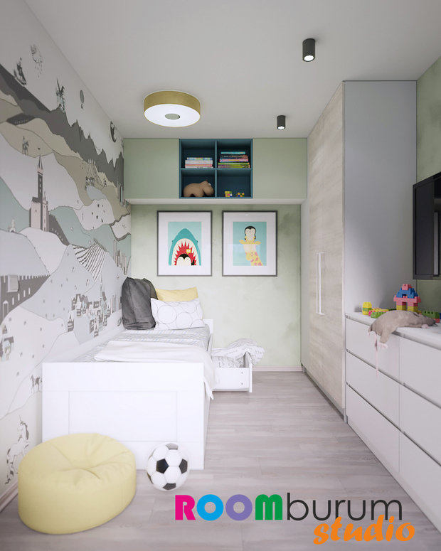 Фото из портфолио Детская для мальчика – фотографии дизайна интерьеров на INMYROOM