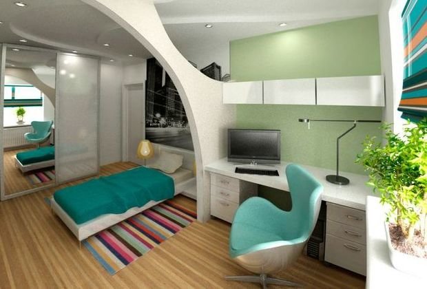 Фотография: Детская в стиле Современный, Спальня, Интерьер комнат – фото на INMYROOM