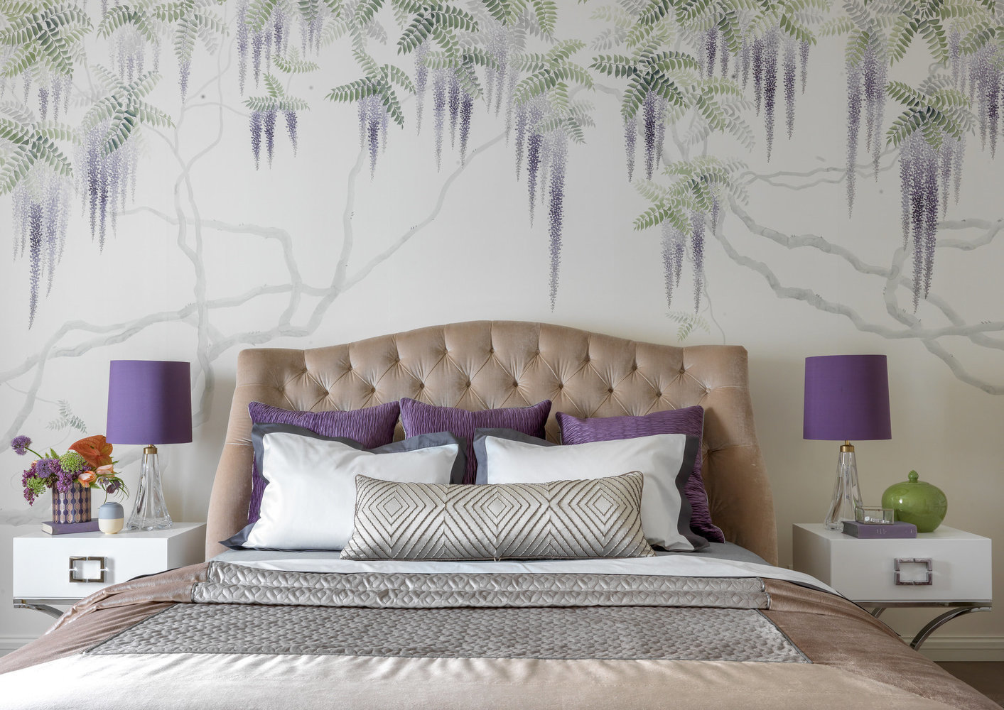 Фотография: Спальня в стиле Прованс и Кантри, Декор интерьера, Цвет в интерьере, Советы, Марина Поклонцева, Tikkurila, Flamingo – фото на INMYROOM Фотография: Спальня в стиле Прованс и Кантри, Декор интерьера, Цвет в интерьере, Советы, Марина Поклонцева, Tikkurila, Flamingo – фото на INMYROOM