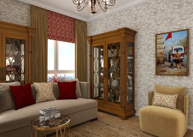 Фотография: Гостиная в стиле Классический, Проект недели, ПРЕМИЯ INMYROOM – фото на INMYROOM