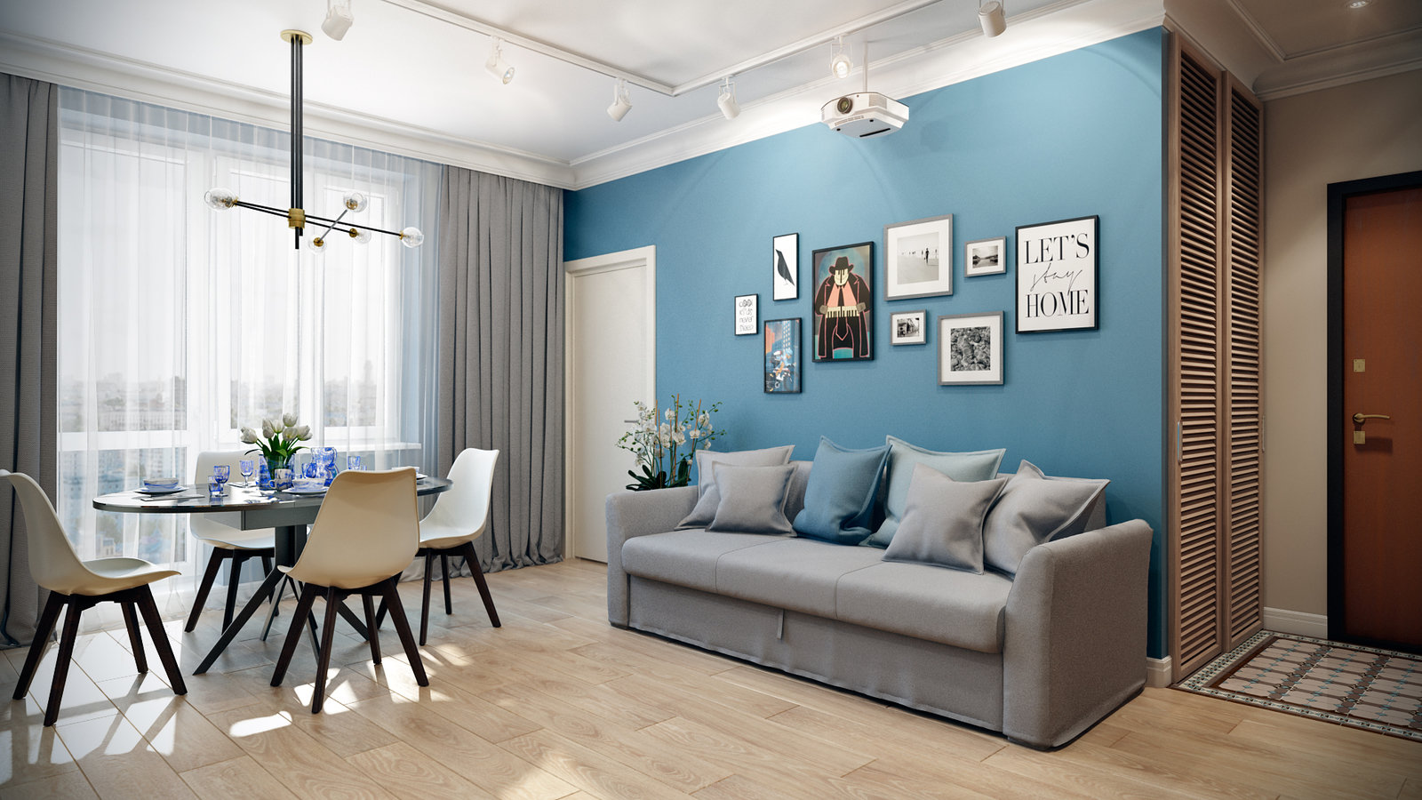 Фотография: Гостиная в стиле Скандинавский, Лофт, Квартира, Проект недели, Москва, Co:Interior, Сталинка, 3 комнаты, 60-90 метров – фото на INMYROOM Фотография: Гостиная в стиле Скандинавский, Лофт, Квартира, Проект недели, Москва, Co:Interior, Сталинка, 3 комнаты, 60-90 метров – фото на INMYROOM