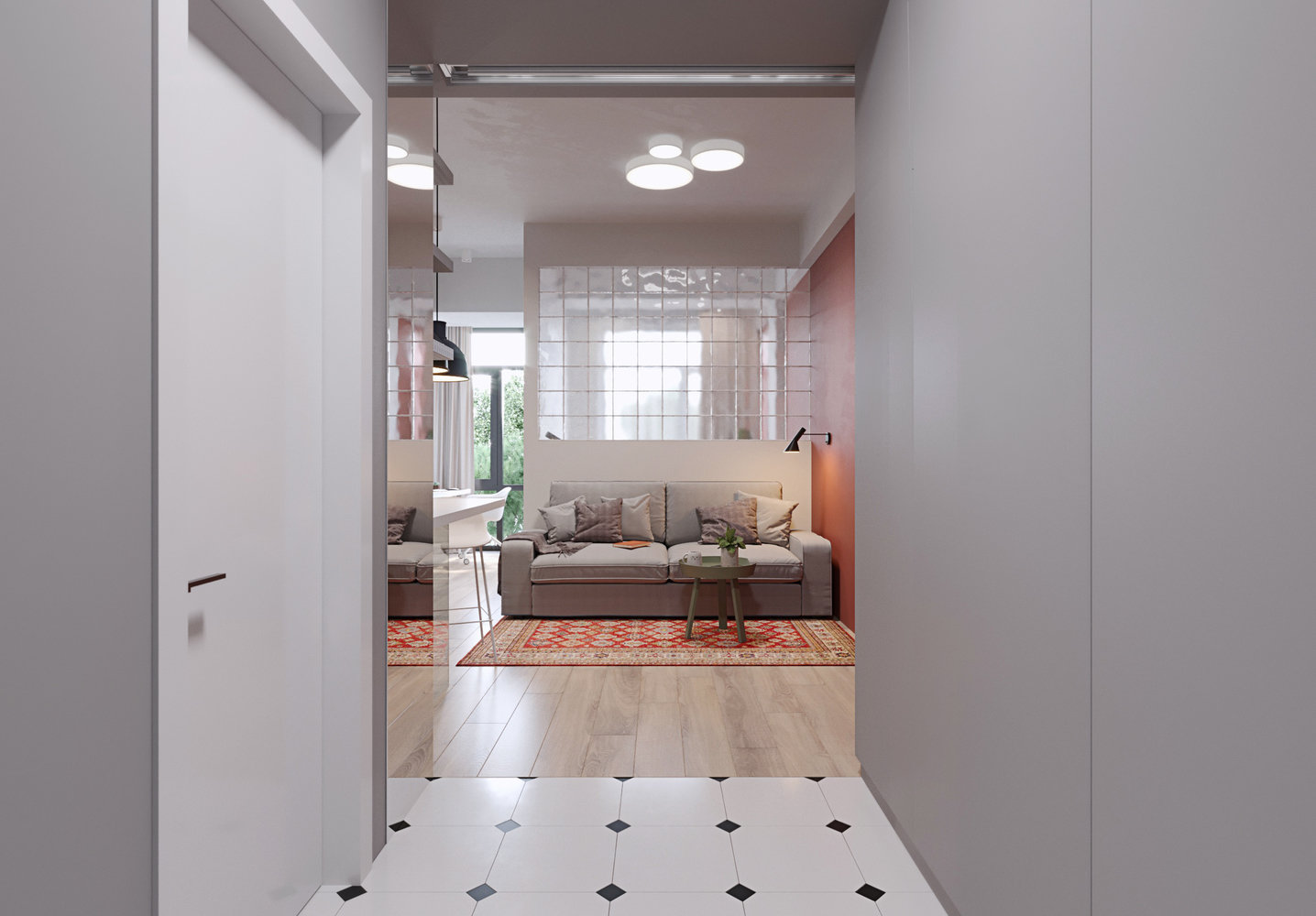 Фотография: Прихожая в стиле Современный, Малогабаритная квартира, Квартира, Студия, Проект дня, Сочи, Монолитный дом, до 40 метров, Катерина Кузнецова, ПРЕМИЯ INMYROOM – фото на INMYROOM Фотография: Прихожая в стиле Современный, Малогабаритная квартира, Квартира, Студия, Проект дня, Сочи, Монолитный дом, до 40 метров, Катерина Кузнецова, ПРЕМИЯ INMYROOM – фото на INMYROOM