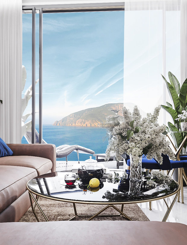 Фото из портфолио Апартаменты 1704 в ЖК Аю-Даг – фотографии дизайна интерьеров на INMYROOM