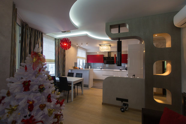 Фото из портфолио С акцентом красного – фотографии дизайна интерьеров на INMYROOM