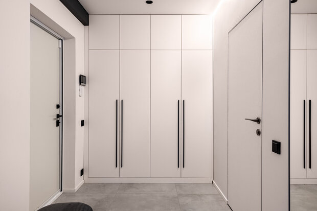Фотография: Прихожая в стиле Современный, Минимализм, Проект дня, Дача, Дом и дача, Московская область, 4 и больше, Более 90 метров, Анна Жижайкина – фото на INMYROOM