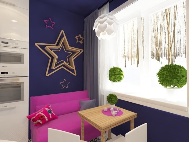 Фото из портфолио Звездная квартира – фотографии дизайна интерьеров на INMYROOM