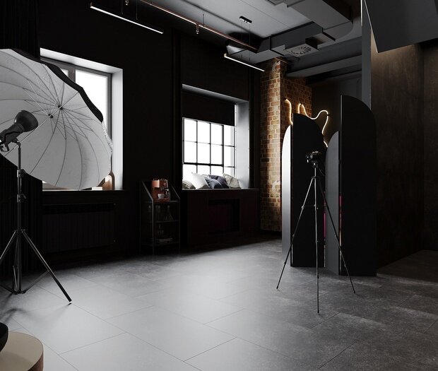 Фото из портфолио Интерьер фотостудии – фотографии дизайна интерьеров на INMYROOM
