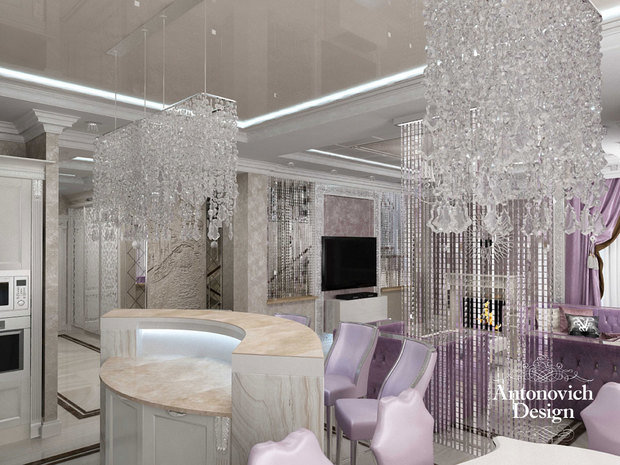 Фото из портфолио Праздник роскоши от ANTONOVICH DESIGN – фотографии дизайна интерьеров на INMYROOM